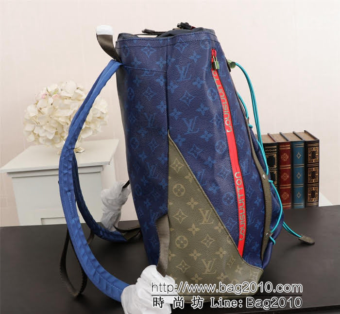 LV路易威登 2018春夏時裝秀的Backpack Outdoor雙肩包 M43834  Bhq1177